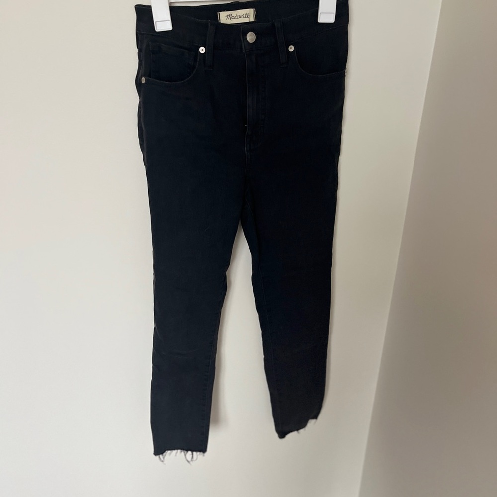 Madewell Black High-Rise Skinny Jeans